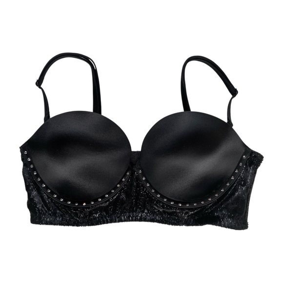 Victoria's Secret Other - Victoria’s Secret Bra Women’s 32C Black Underwire Very Sexy Lightly Padded VS S
